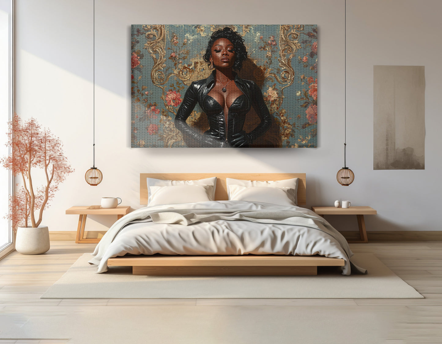 Powerful Black Woman Portrait African American wall art view 15