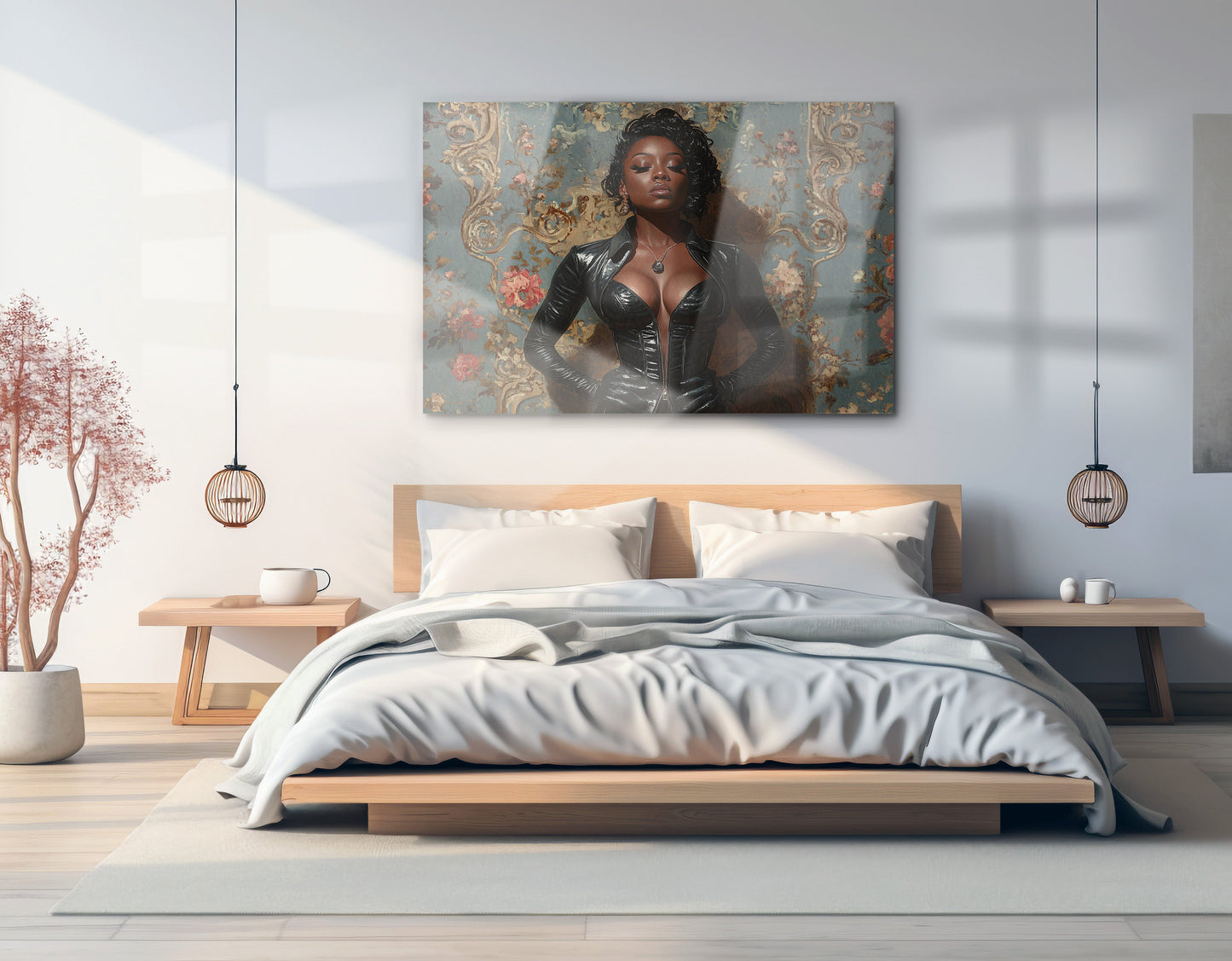 Powerful Black Woman Portrait African American wall art view 21