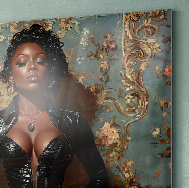 Powerful Black Woman Portrait African American wall art view 22
