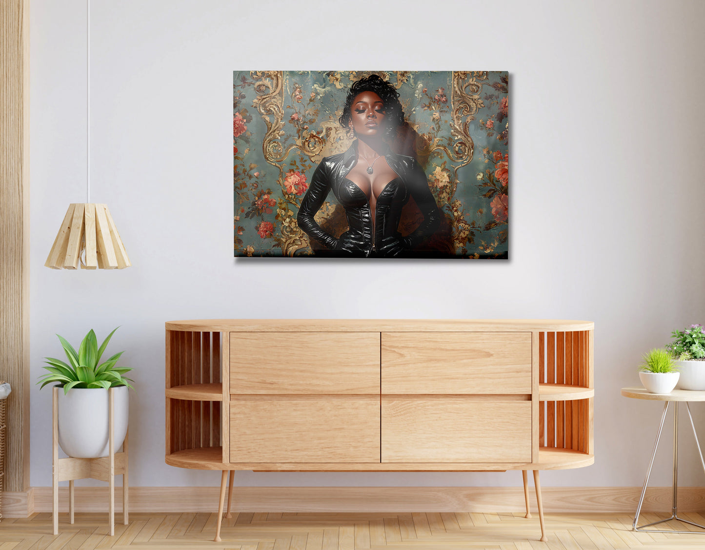 Powerful Black Woman Portrait African American wall art view 20