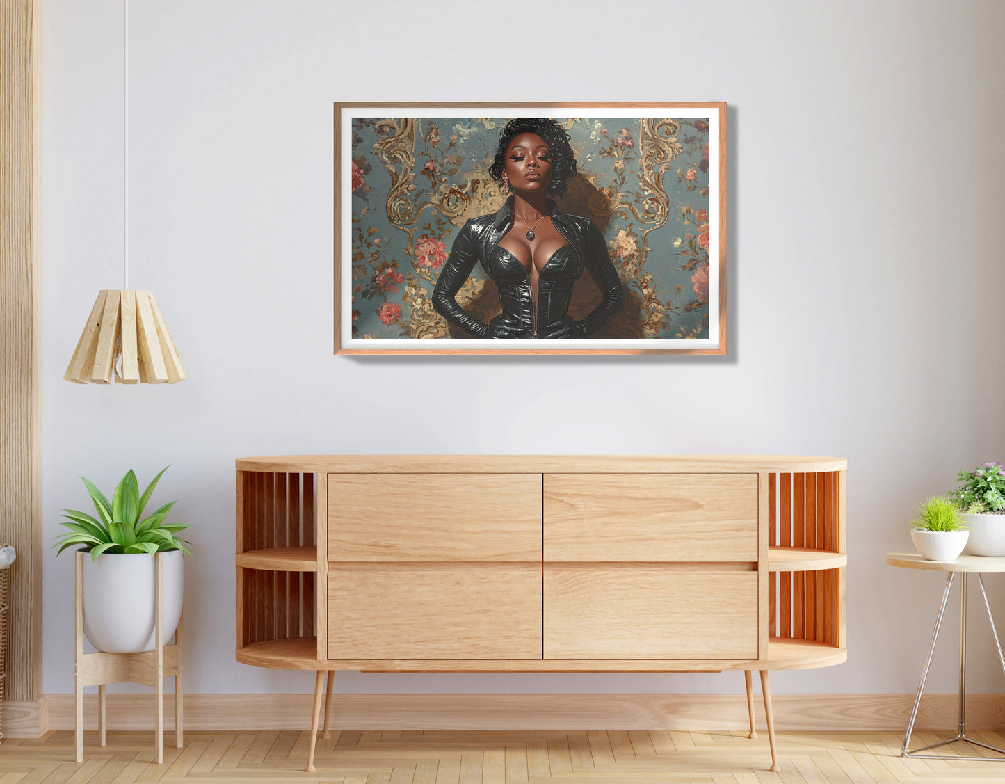 Powerful Black Woman Portrait African American wall art view 80