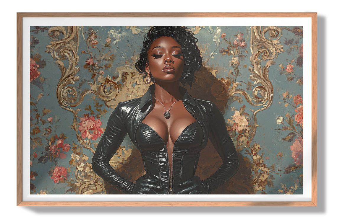 Powerful Black Woman Portrait African American wall art view 79