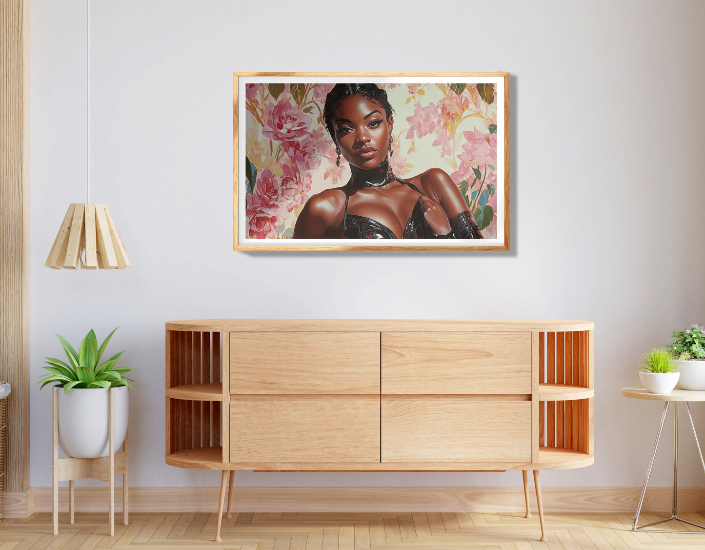 Powerful Black Woman Portrait African American wall art view 74