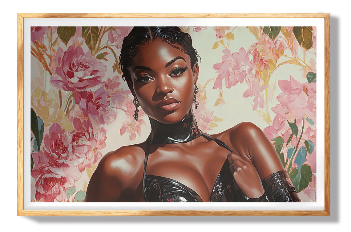 Powerful Black Woman Portrait African American wall art view 73