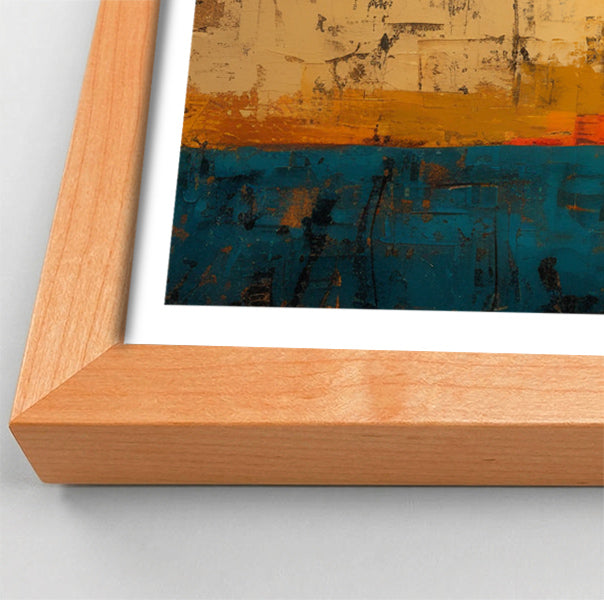 Giraffe Palm Sunset African American canvas print view 82