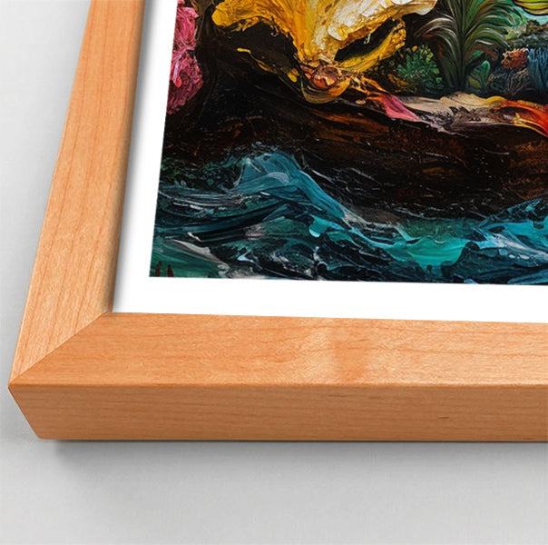 Black Mermaid Ocean Sunset Caribbean wall art view 82