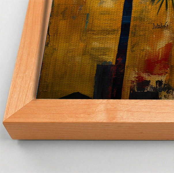 Giraffe Tropical Palm Black Caribbean wall art view 46
