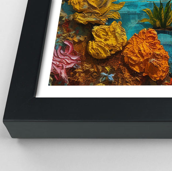 Black Mermaid Beach Caribbean wall art view 70
