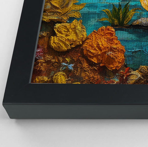 Black Mermaid Beach Caribbean wall art view 28
