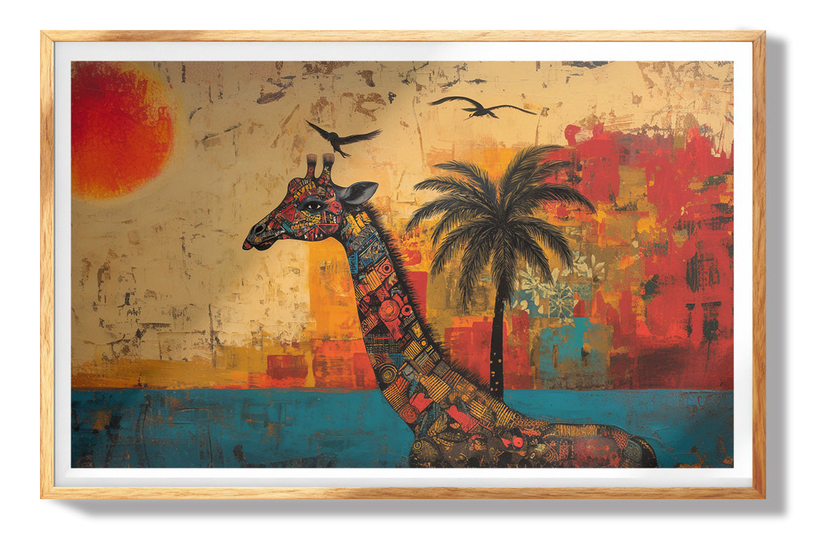 Black Mermaid Sunset Ocean Caribbean wall art view 73
