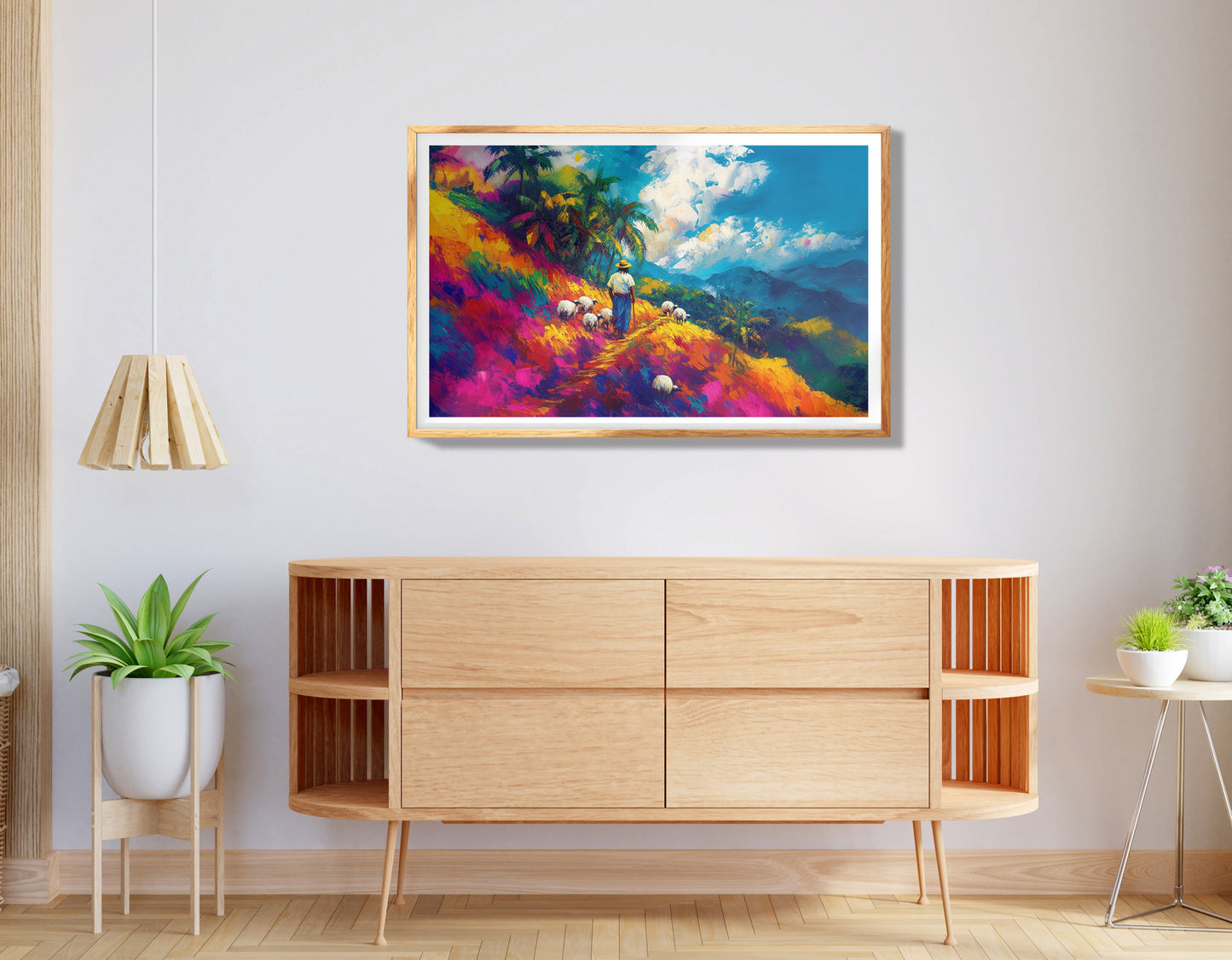 Black Woman Water Meditation African American wall art view 74