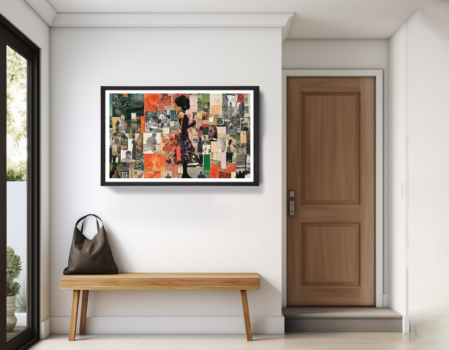 Black Woman Collage African American wall art view 71