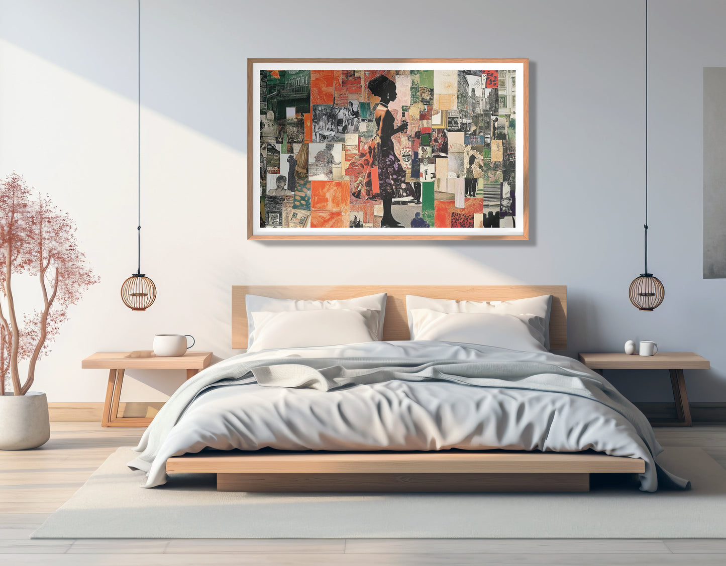 Black Woman Collage African American wall art view 81