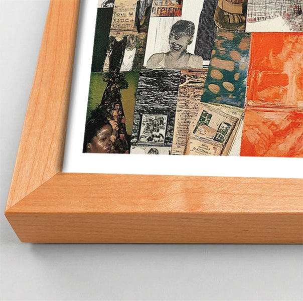 Black Woman Collage African American wall art view 82