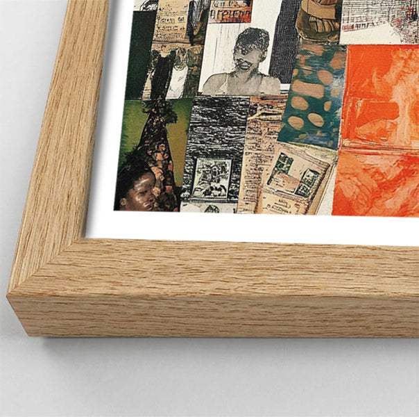 Black Woman Collage African American wall art view 76