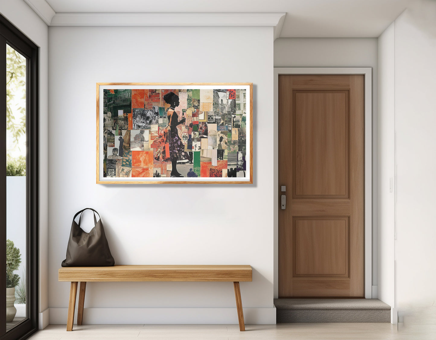 Black Woman Collage African American wall art view 77