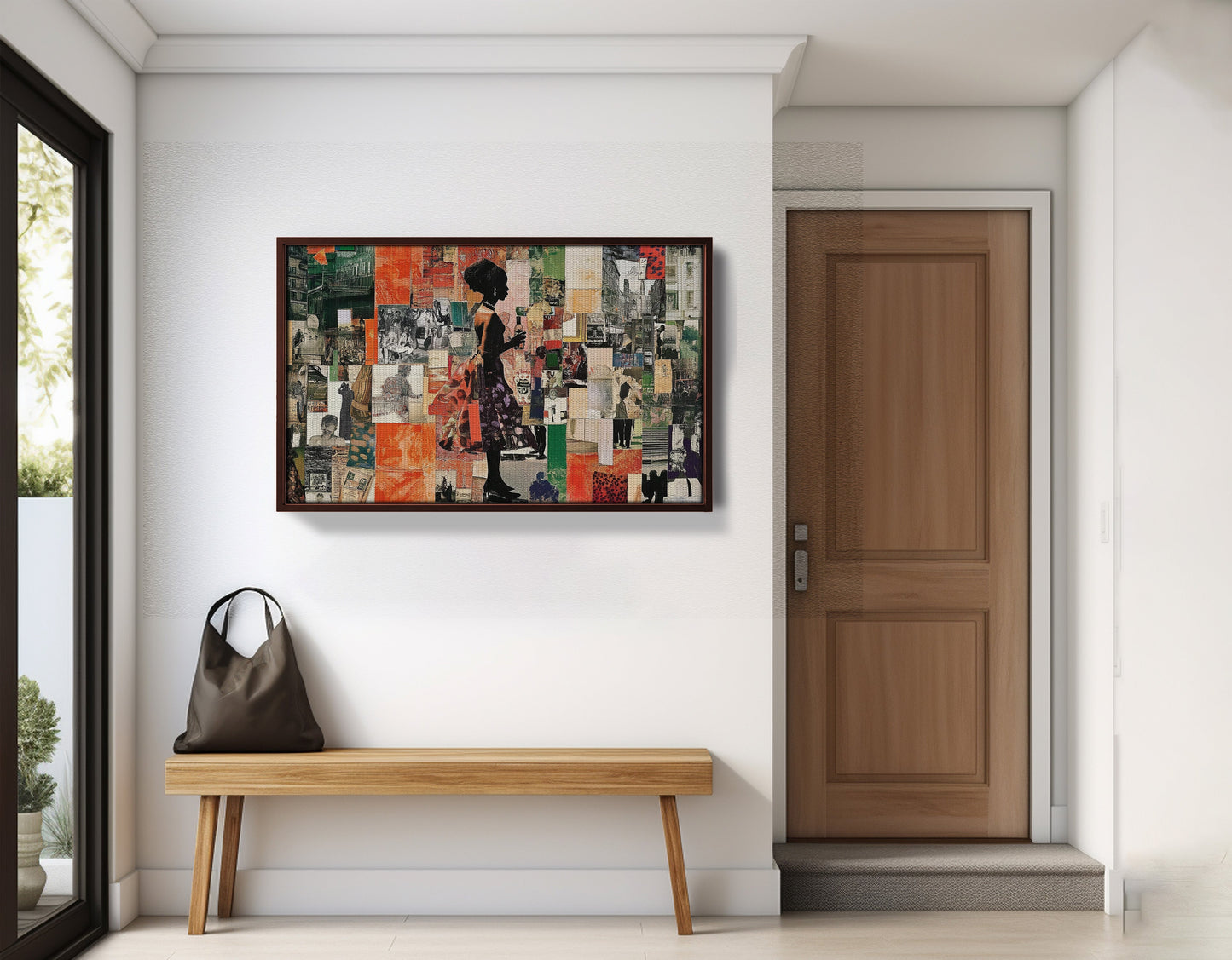 Black Woman Collage African American wall art view 35