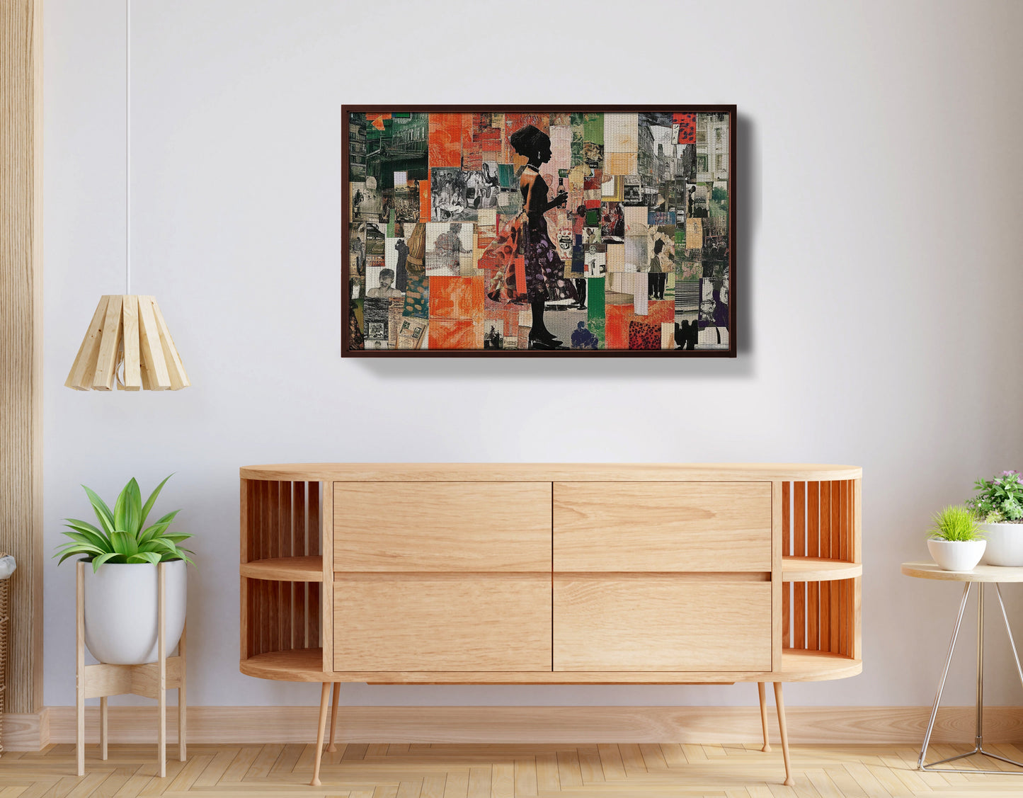 Black Woman Collage African American wall art view 32