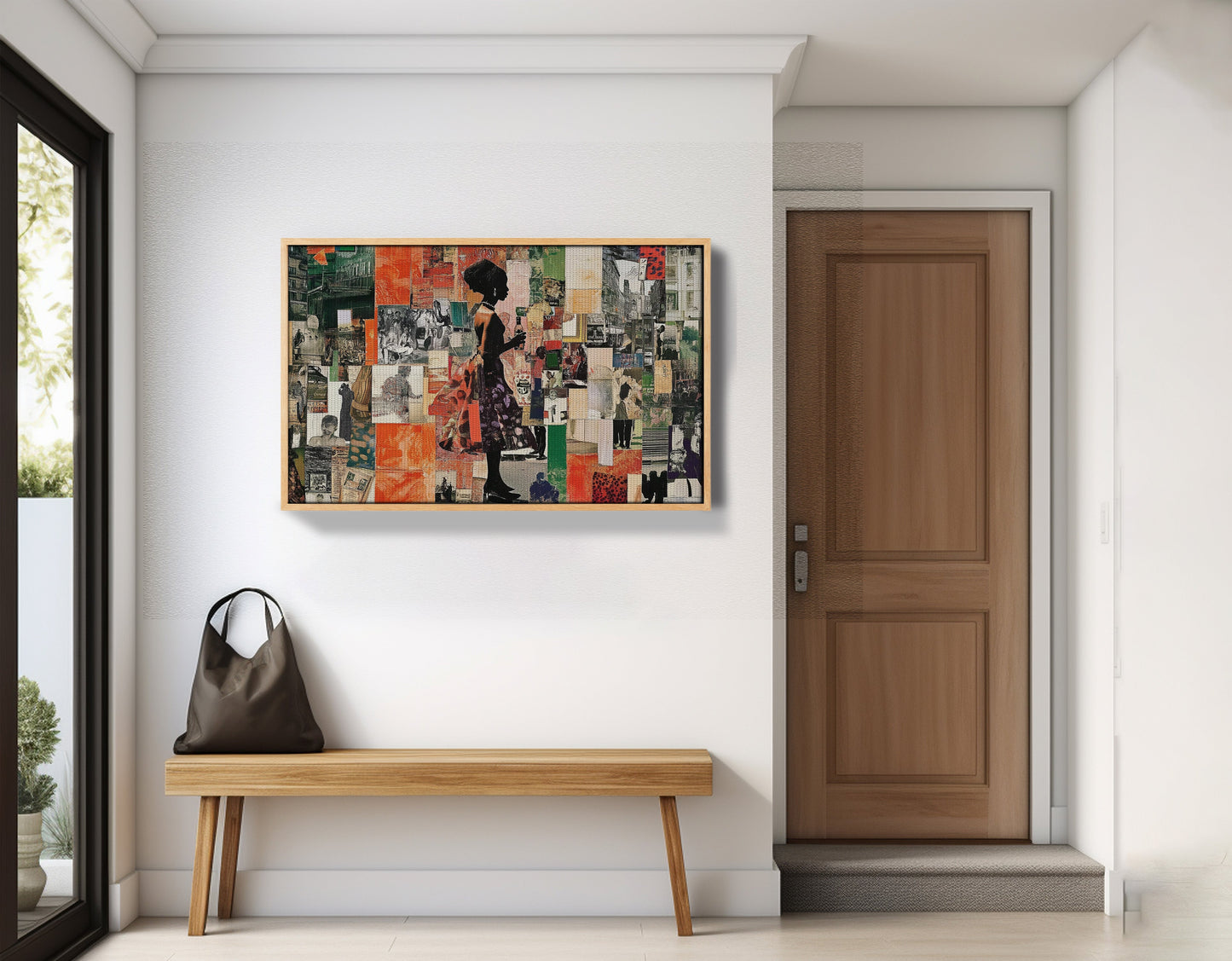 Black Woman Collage African American wall art view 53