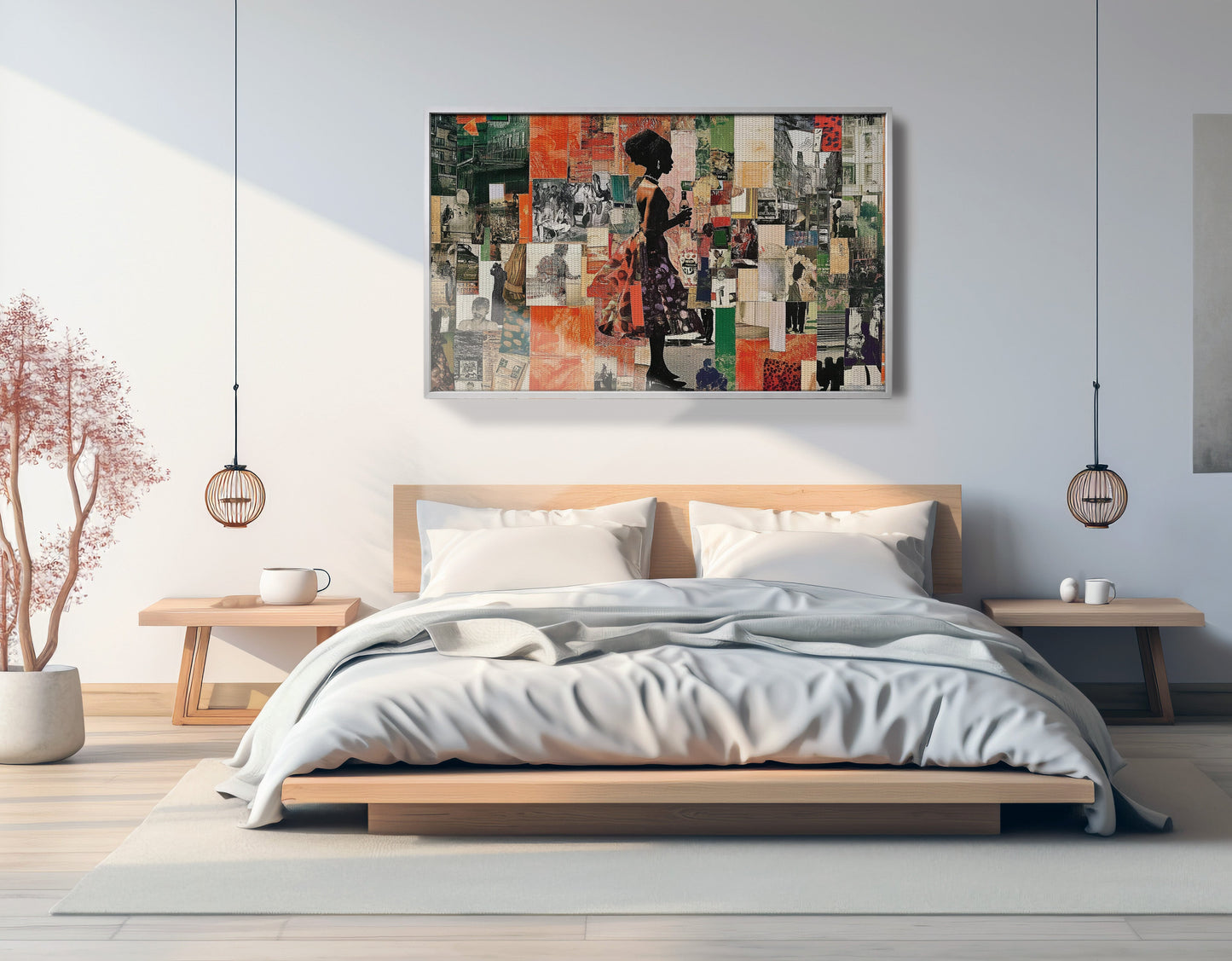 Black Woman Collage African American wall art view 57