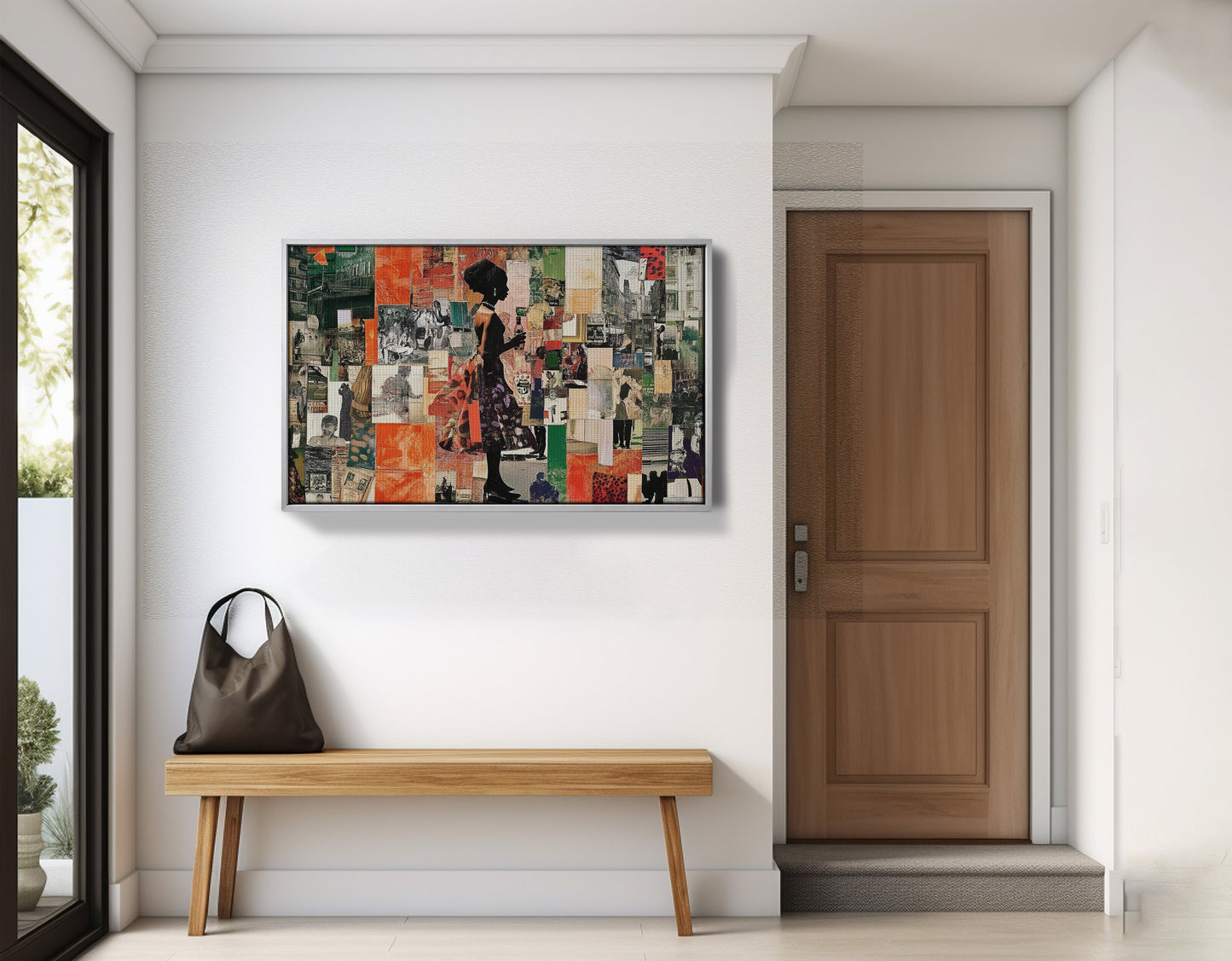 Black Woman Collage African American wall art view 59