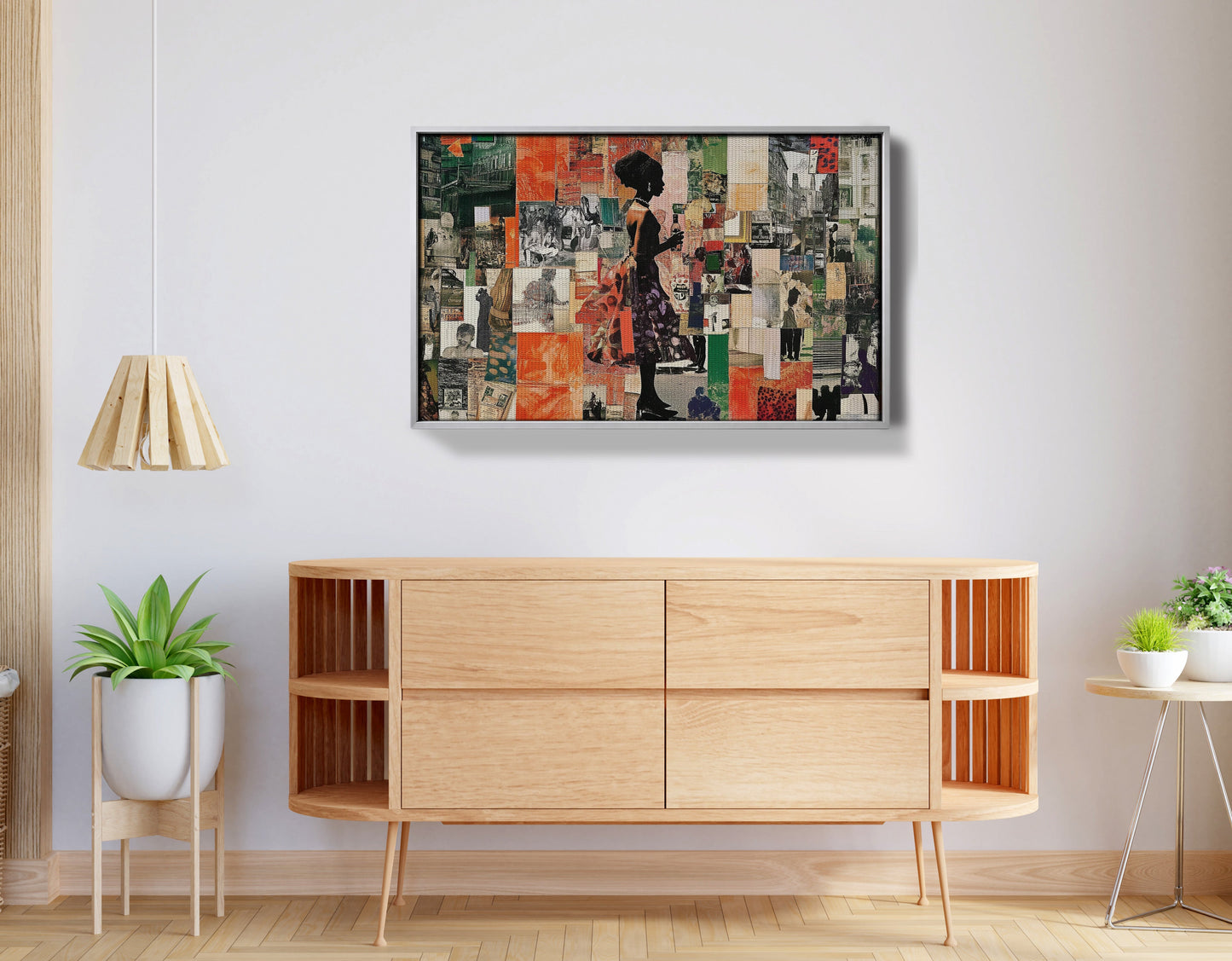 Black Woman Collage African American wall art view 56