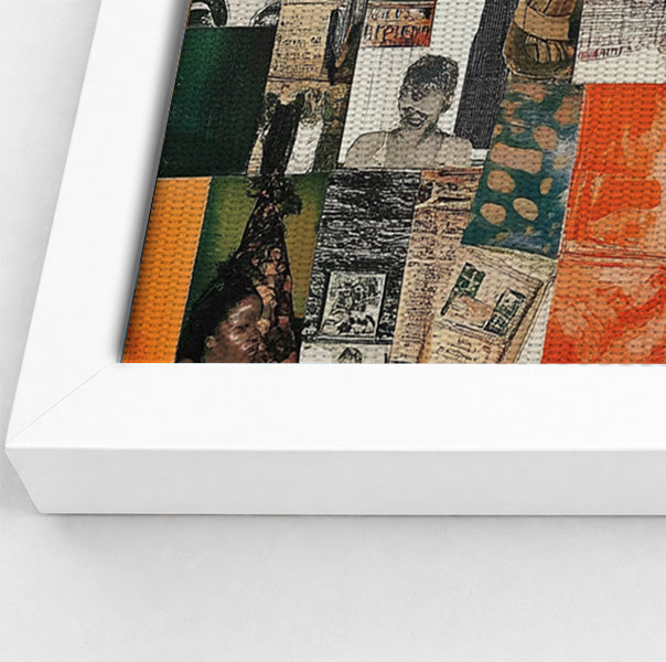 Black Woman Collage African American wall art view 64