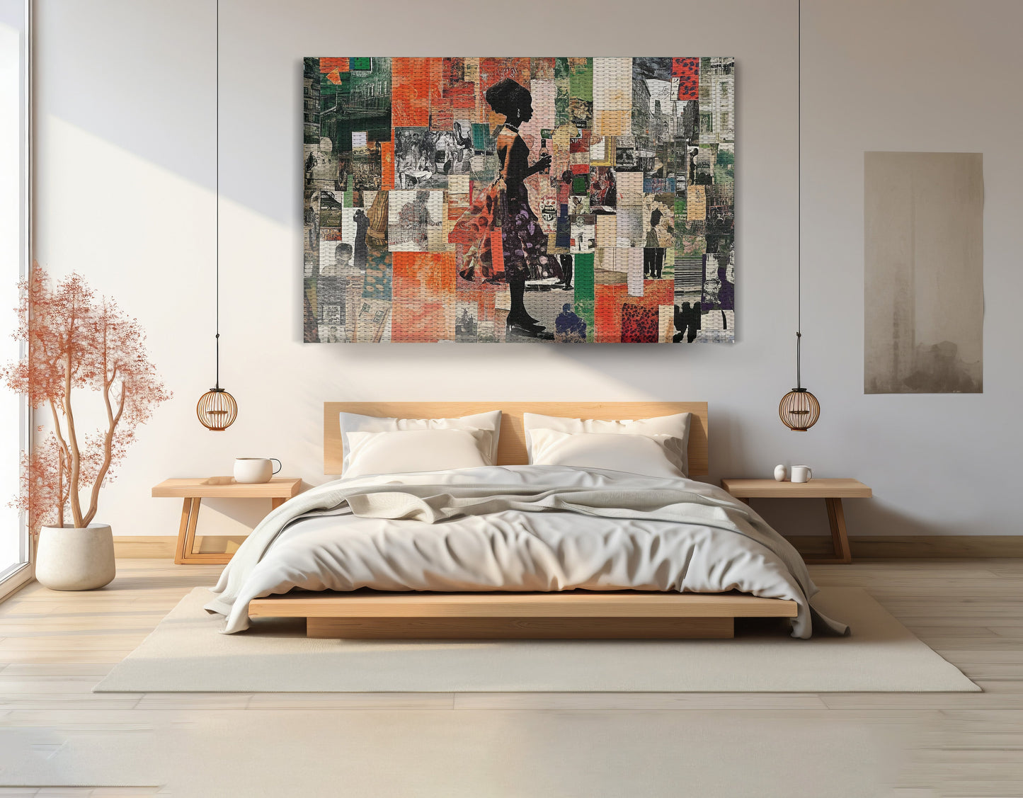 Black Woman Collage African American wall art view 15