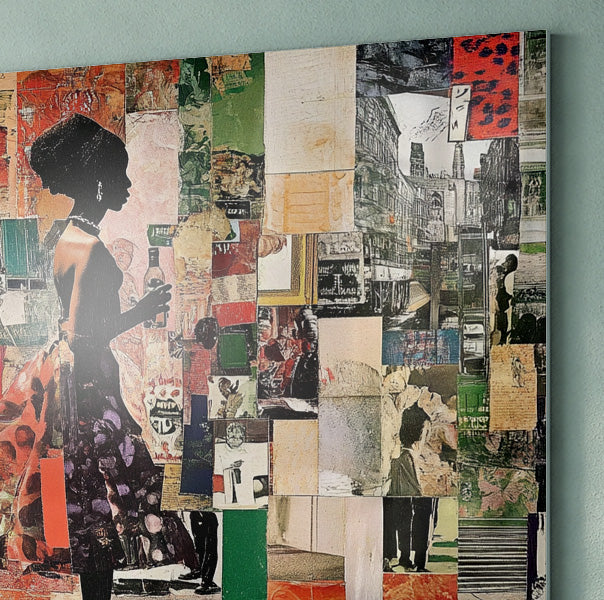 Black Woman Collage African American wall art view 22