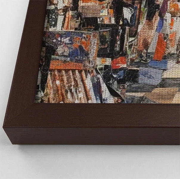 Black Woman Sewing Collage African American wall art view 34