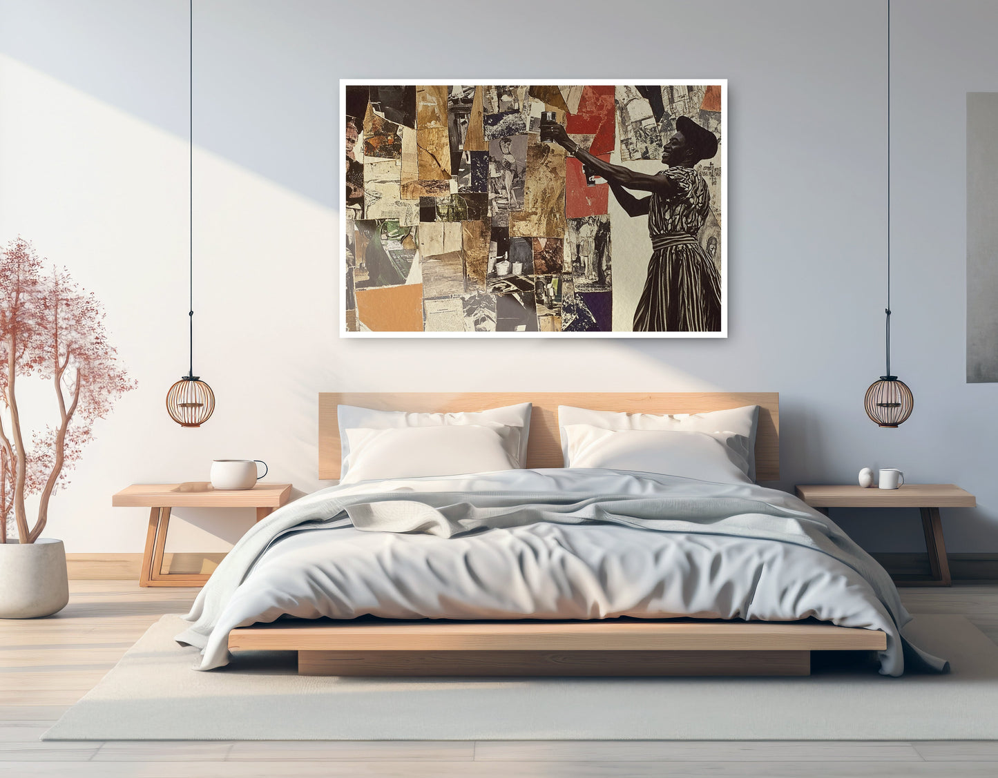 Black Woman Collage African American wall art artwork view