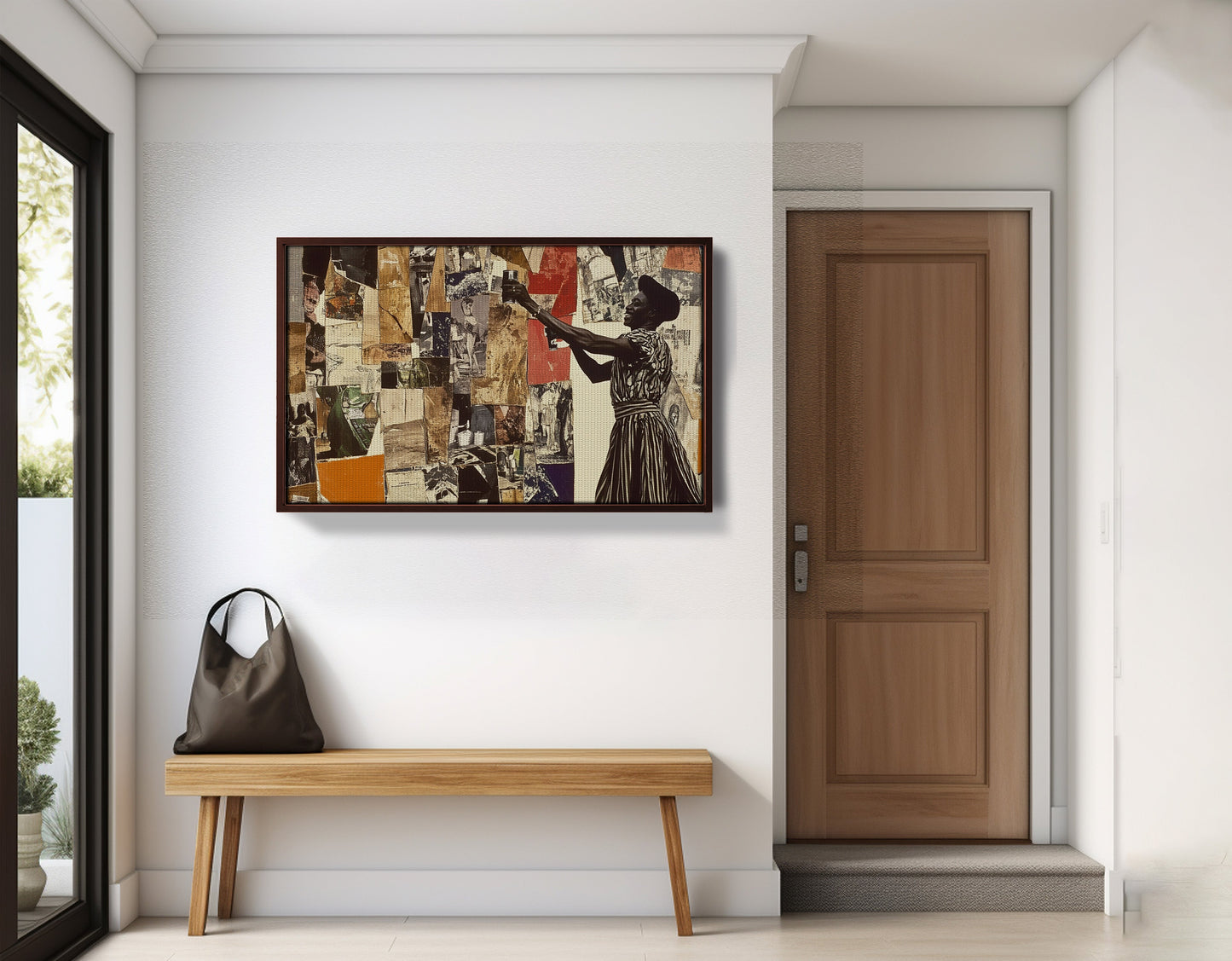 Black Woman Collage African American wall art view 35