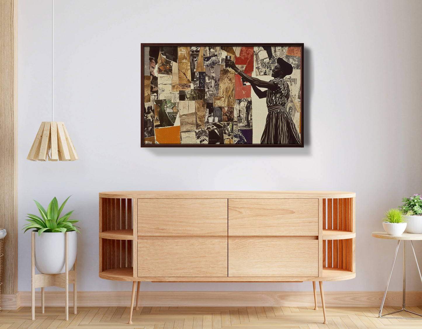 Black Woman Collage African American wall art view 32