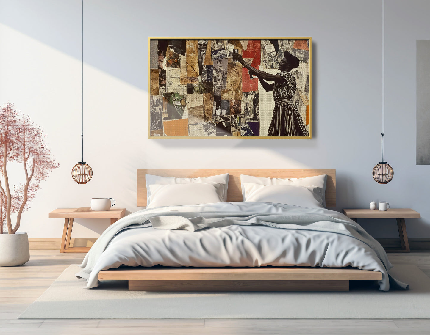 Black Woman Collage African American wall art view 39