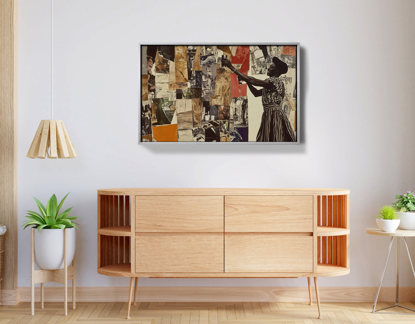Black Woman Collage African American wall art view 56