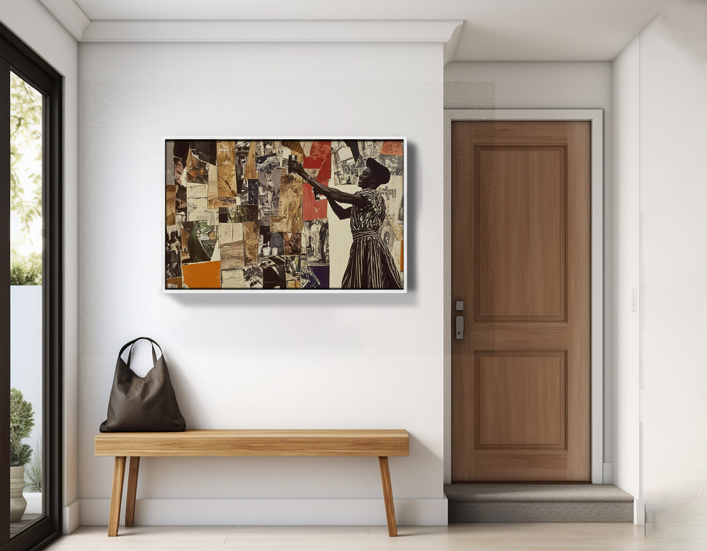 Black Woman Collage African American wall art view 65