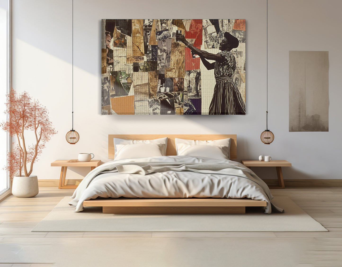 Black Woman Collage African American wall art view 15