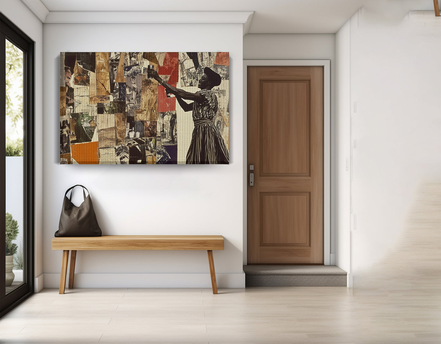 Black Woman Collage African American wall art view 17