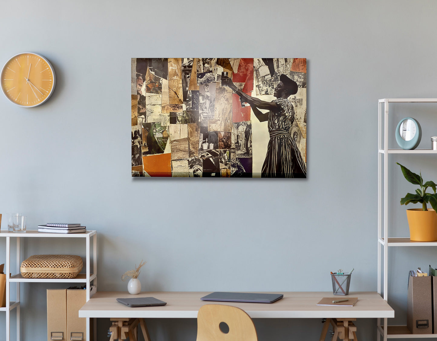 Black Woman Collage African American wall art view 24