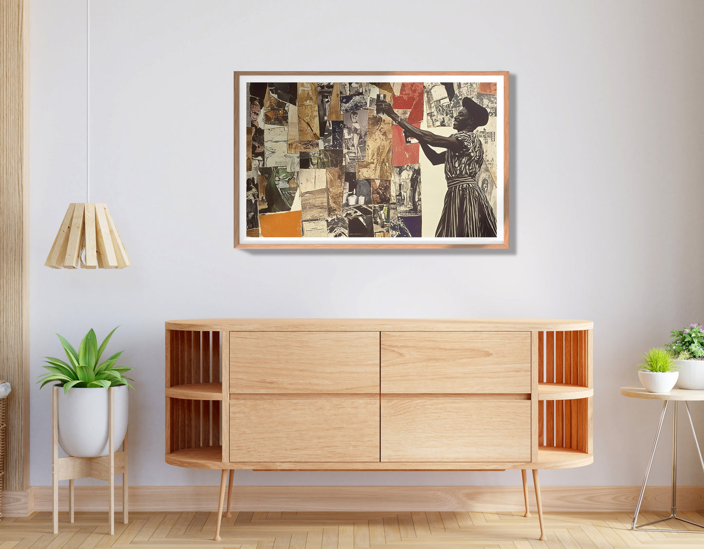 Black Woman Collage African American wall art view 80