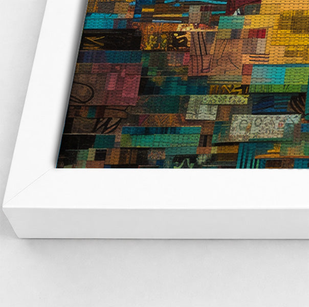 Black Mermaid Mosaic Ocean Caribbean wall art view 64