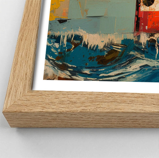 Sea Turtle Abstract Ocean Caribbean wall art view 76