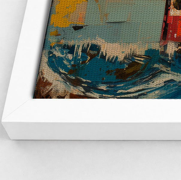 Sea Turtle Abstract Ocean Caribbean wall art view 64