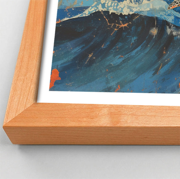 Sea Turtle Sunset Ocean Caribbean wall art view 82