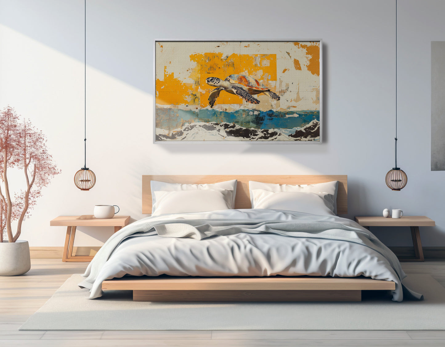 Sea Turtle Coastal Caribbean wall art view 57