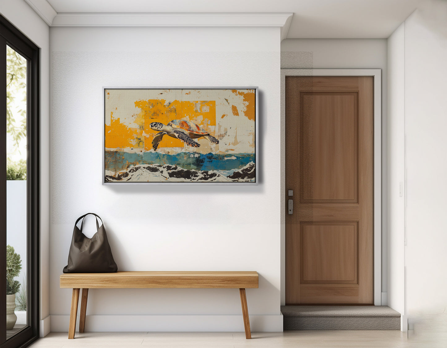 Sea Turtle Coastal Caribbean wall art view 59