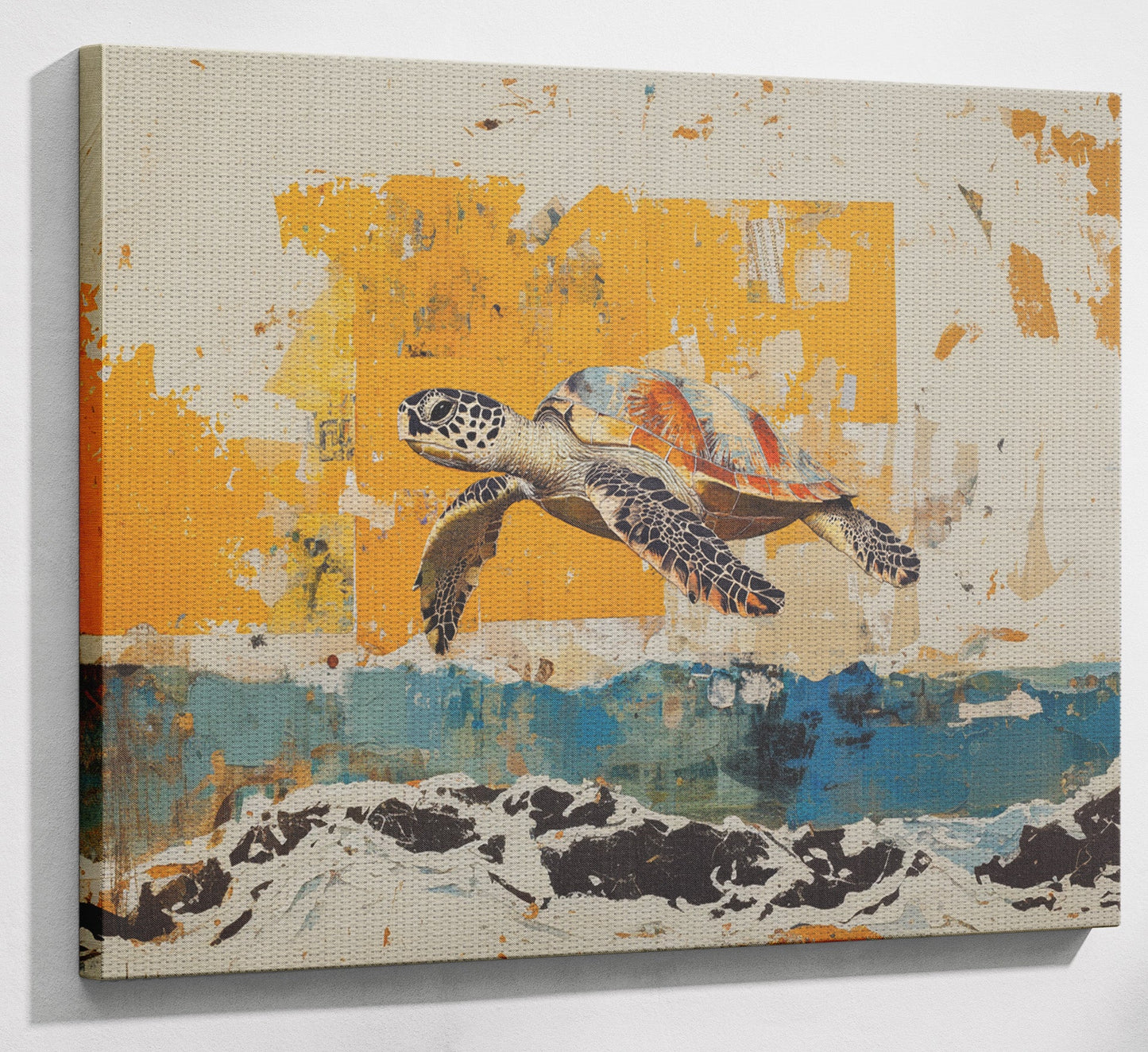 Sea Turtle Coastal Caribbean wall art view 13