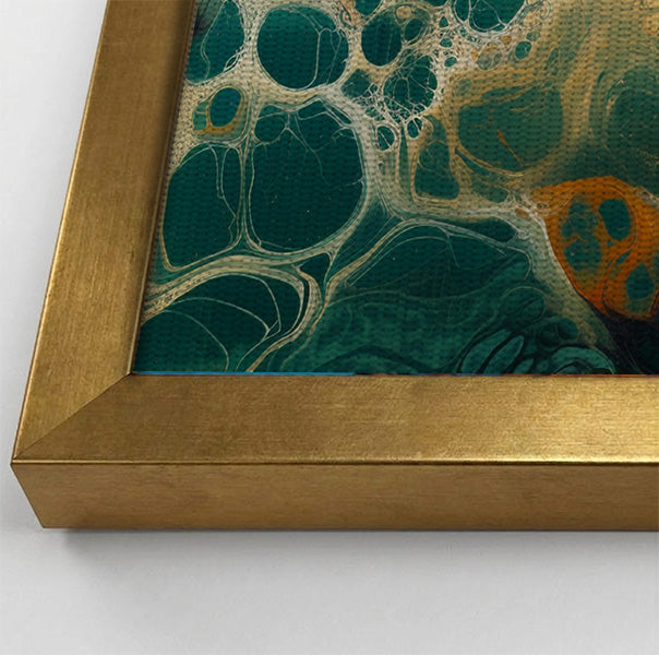 Abstract Giraffe Gold African American abstract art view 40
