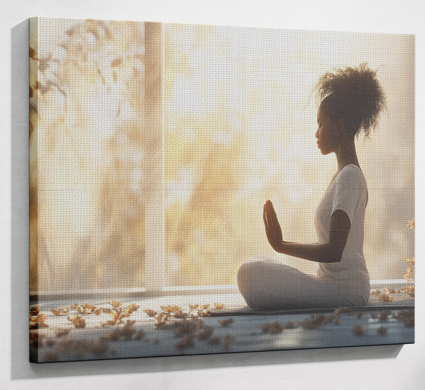 Black Girl Meditation Room Black children wall art view 13
