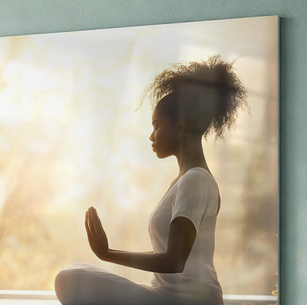Black Girl Meditation Room Black children wall art view 22